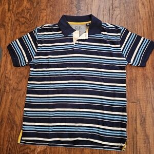 Gap Polo Pique Cotton Stripe Boys M 8